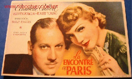 Cinema: LA ENCONTRE EN PARIS - LA ENCONTR&Eacute; EN PAR&Iacute;S