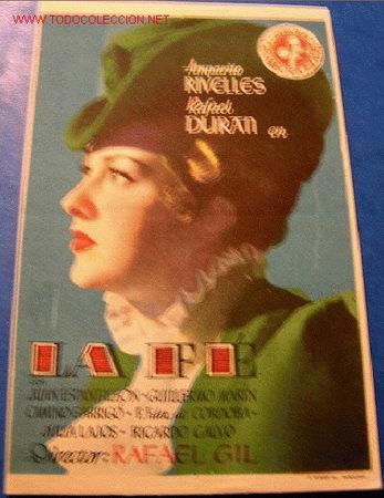 Cinema: LA FE (sin gastos de env&iacute;o)