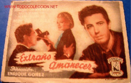 Cine: EXTRA&Ntilde;O AMANECER - Foto 1