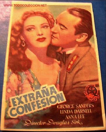 Cinema: EXTRA&Ntilde;A CONFESION (sin gastos de env&iacute;o)