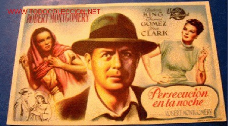 Cinema: PERSECUCION EN LA NOCHE (sin gastos de env&iacute;o)