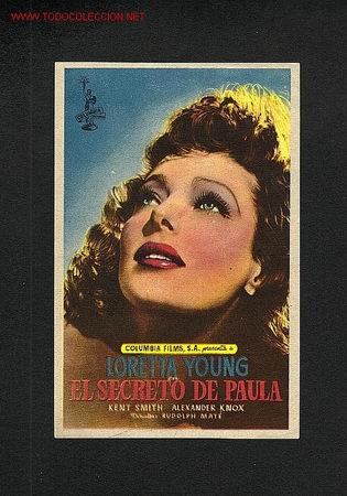 Cine: El secreto de Paula (Loretta Young) - Foto 1