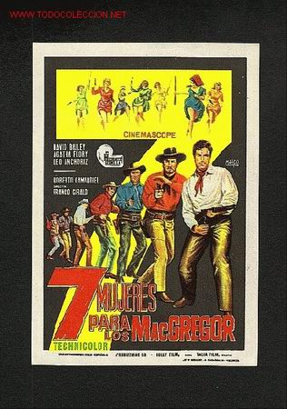 Cine: Siete mujeres para los MacGregor (western) - Foto 1
