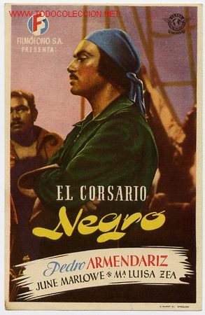 Cine: EL CORSARIO NEGRO  ,  PM2253 - Foto 1