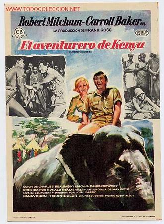  Foglietti di film di film antichi di cinema: EL AVENTURERO DE KENYA PMD 194