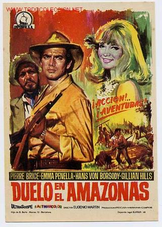 Cine: DUELO EN EL AMAZONAS , SENCILLO, ORIGINAL , SIN CINE , PMD 195 - Foto 1
