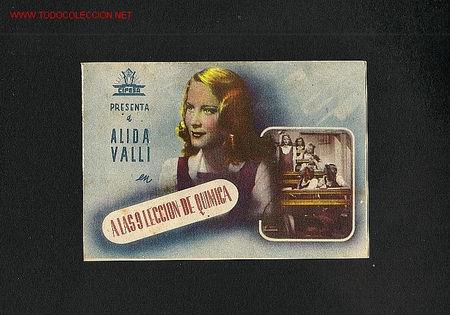 Cine: A las 9 leccion de quimica (doble) - Foto 1