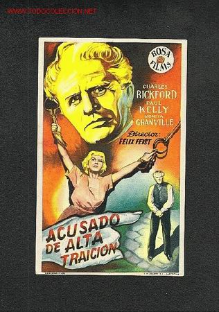 Cine: Acusado de alta traicion - Foto 1