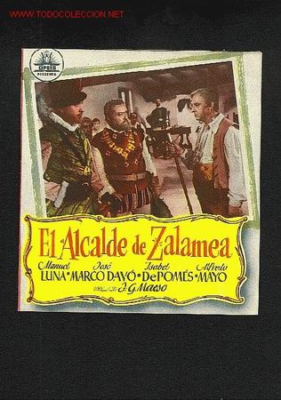 Cine: El Alcalde de Zalamea (doble) - Foto 1