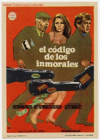 Cine: EL CODIGO DE LOS INMORALES      PM2648 - Foto 1
