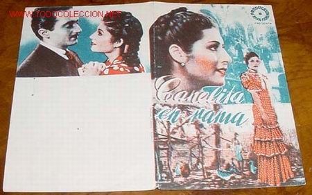 Cine: ANTIGUO PROGRAMA DE MANO DOBLE . CANELITA EN RAMA - Foto 1