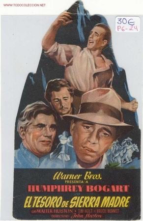 Cine: PROGRAMA EL TESORO DE SIERRA MADRE - Foto 1