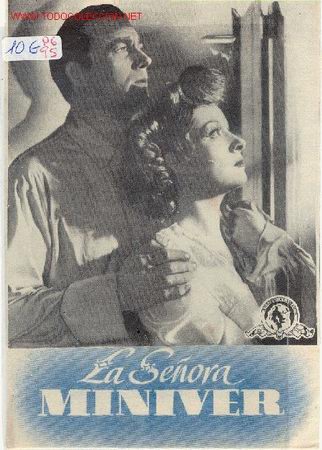 Cine: PROGRAMA LA SE&Ntilde;ORA MINIVER - Foto 1