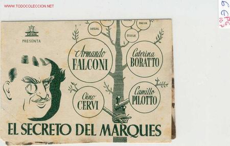 Cine: PROGRAMA EL SECRETO DEL MARQUES - Foto 1