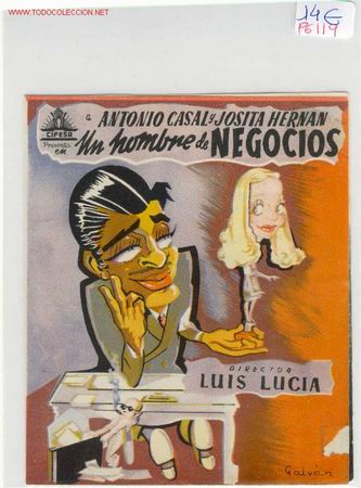 Cine: PROGRAMA UN HOMBRE DE NEGOCIOS