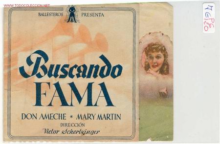 Cine: PROGRAMA BUSCANDO FAMA