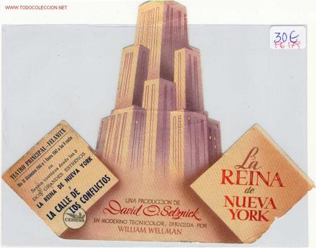 Cine: PROGRAMA LA REINA DE NUEVA YORK