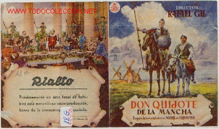 Cine: PROGRAMA DON QUIJOTE DE LA MANCHA - Foto 1
