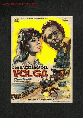 Cine: Los bateleros del Volga (John Derek, Elsa Martinelli) - Foto 1