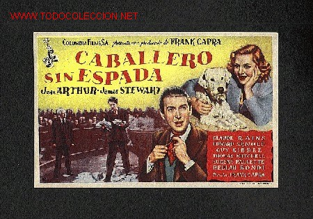 Cine: Caballero sin espada (Jean Arthur, James Stewart) - Foto 1