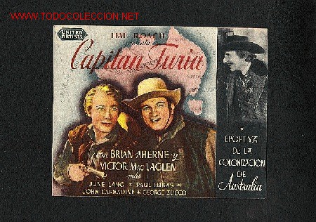 Cine: Capitan furia (doble) - Foto 1