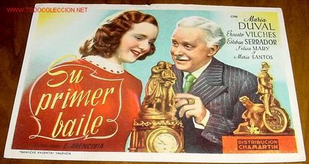 Foglietti di film di film antichi di cinema: SU PRIMER BAILE -