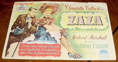 Cine: ZAZA - SIN PUBLICIDAD - Foto 1