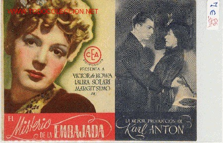 Kino: PROGRAMA EL MISTERIO DE LA EMBAJADA