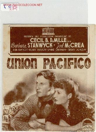 Kino: PROGRAMA UNION PACIFICO