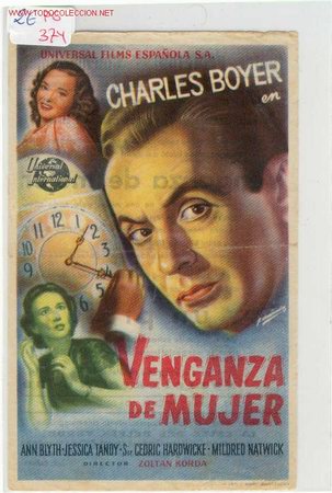 Cine: PROGRAMA VENGANZA DE MUJER - Foto 1