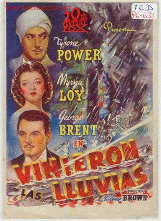 Cine: PROGRAMA VINIERON LAS LLUVIAS - Foto 1