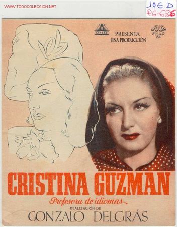 Flyers Publicitaires de Films Anciens: PROGRAMA PROFESORA DE IDIOMAS