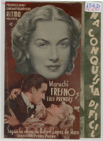 Cine: PROGRAMA UNA CONQUISTA DIFICIL - Foto 1