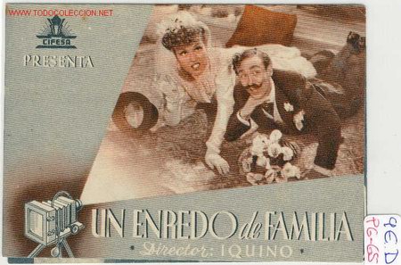 Cine: PROGRAMA UN ENREDO DE FAMILIA - Foto 1