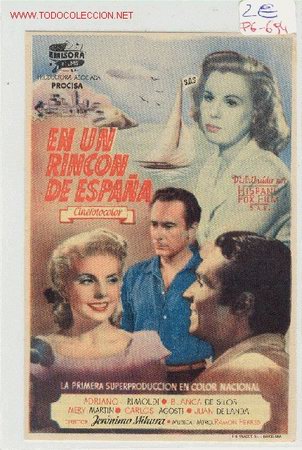 Cine: PROGRAMA EN UN RINCON DE ESPA&Ntilde;A - Foto 1