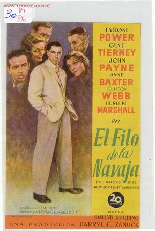 Cine: PROGRAMA EL FILO DE LA NAVAJA - Foto 1