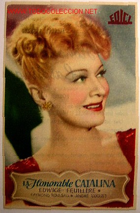 Cinema: LA HONORABLE CATALINA (sin gastos de env&iacute;o)