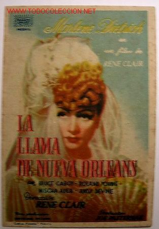 Cinema: LA LLAMA DE NUEVA ORLEANS