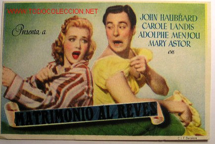 Cine: MATRIMONIO AL REVES - Foto 1