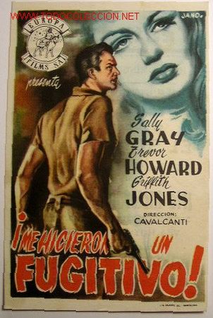 Foglietti di film di film antichi di cinema: &iexcl;ME HICIERON UN FUGITIVO! (sin gastos de env&iacute;o)