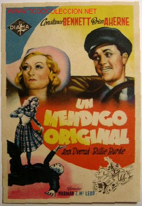 Cinema: UN MENDIGO ORIGINAL