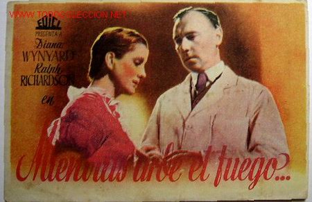 Cinema: MIENTRAS ARDE EL FUEGO...