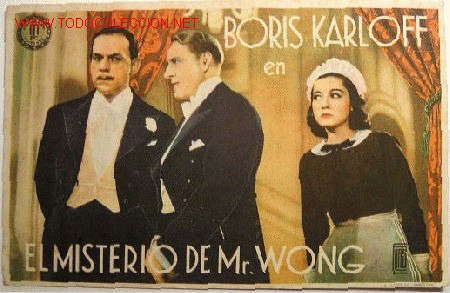 Flyers Publicitaires de Films Anciens: EL MISTERIO DE MR. WONG
