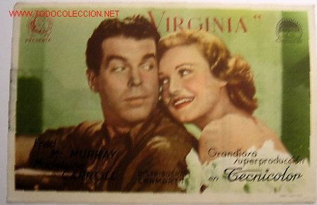 Cinema: VIRGINIA (sin gastos de env&iacute;o)