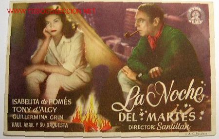 Cinema: LA NOCHE DEL MARTES (sin gastos de env&iacute;o)