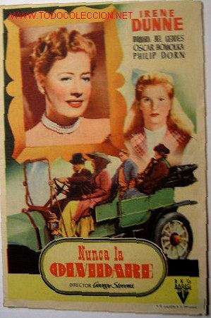 Cinema: NUNCA LA OLVIDARE