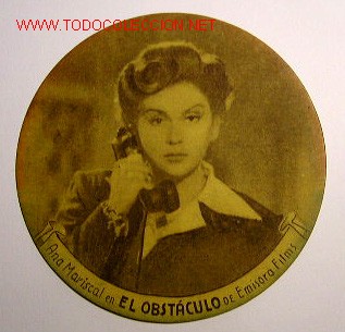 Folhetos de m&atilde;o de filmes antigos de cinema: EL OBSTACULO (cartulina)
