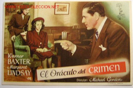 Cine: EL ORACULO DEL CRIMEN (sin gastos de env&iacute;o) - Foto 1