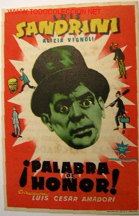 Cine: &iexcl;PALABRA DE HONOR! (sin gastos de env&iacute;o)