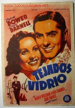 Cine: TEJADOS DE VIDRIO (Solig&oacute;) - Foto 1